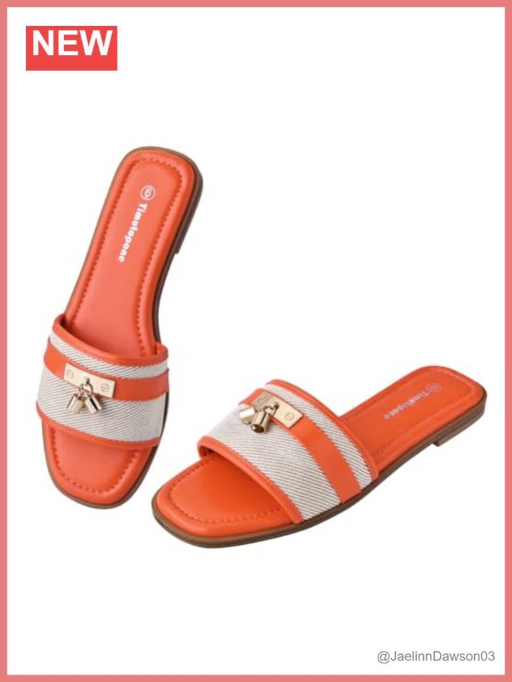 Elegant Faux Leather Square Toe Slide Sandals for Women Dressy Summer